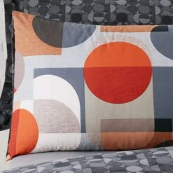 Elements Oscar Reversible Orange Duvet Cover And Pillowcase Set -Elements 30563410 alt01