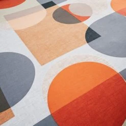 Elements Oscar Reversible Orange Duvet Cover And Pillowcase Set -Elements 30563412 alt04