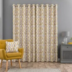 Elements Triangles Eyelet Curtains 23 Elements Triangles Eyelet Curtains -Elements 30668091 alt04