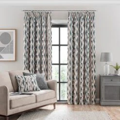 Elements Triangles Pencil Pleat Curtains -Elements 30733755 alt01