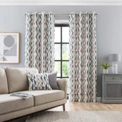 Elements Triangles Eyelet Curtains 36 Elements Triangles Eyelet Curtains -Elements 30733758 alt01