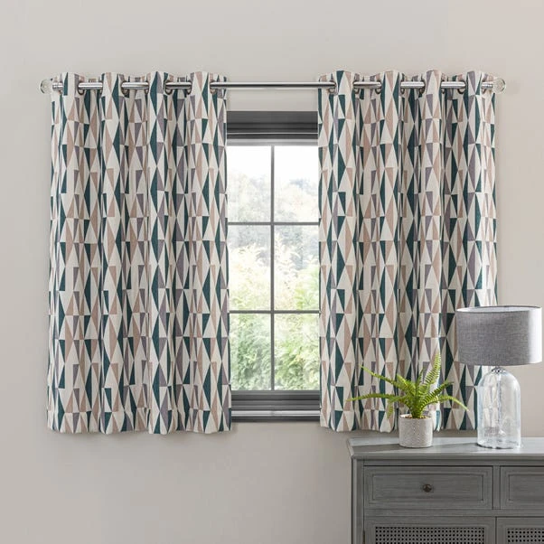Elements Triangles Eyelet Curtains 9 Elements Triangles Eyelet Curtains - Image 9