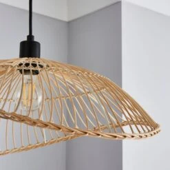Elements Jaula Rattan Pendant Light -Elements 30752929 alt02