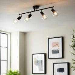 Elements Koppla 4 Light Semi Flush Spotlight Bar -Elements 30754835 alt02