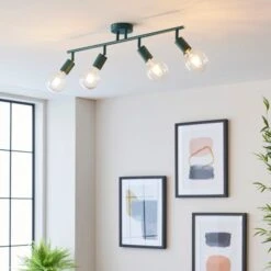 Elements Koppla 4 Light Semi Flush Spotlight Bar -Elements 30754846 alt02