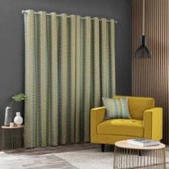 Elements Kansas Stripe Eyelet Curtains -Elements 30755096 alt04