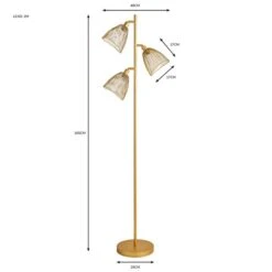 Elements Jaula 3 Light Floor Lamp -Elements 30755630 alt07