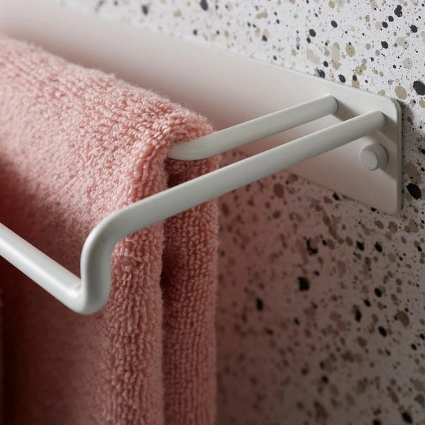 Elements Double Towel Rail 6 Elements Double Towel Rail - Image 6