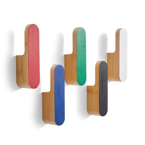 Elements Adam Wooden Block Wall Hanging Hooks 3 Elements Adam Wooden Block Wall Hanging Hooks - Image 3