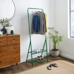 Elements Adley Clothes Rail With Shelf -Elements 30891315