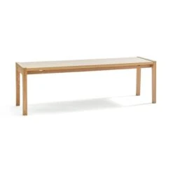 Elements 2 Seater Holmes Dining Bench, Modern Oak -Elements 30893313 alt05