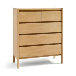 Elements Holmes 5 Drawer Chest, Oak -Elements 30893709 alt05