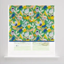 Elements Fieldsley Floral Green Blackout Roller Blind -Elements 30893959 alt02
