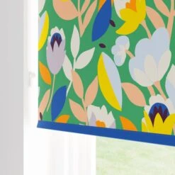 Elements Fieldsley Floral Green Blackout Roller Blind -Elements 30893959 alt04