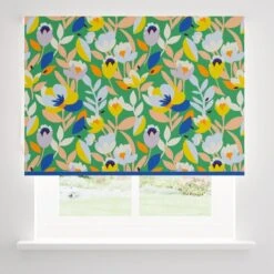 Elements Fieldsley Floral Green Blackout Roller Blind -Elements 30894083 alt03