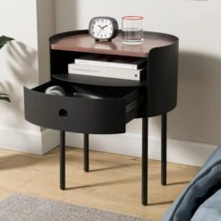 Elements Griffin Compact Bedside Table -Elements 30894111 alt01