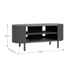 Elements Griffin Compact Corner TV Unit For TVs Up To 42" -Elements 30894172 alt09