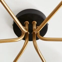 Elements Lyon 6 Light Semi Flush Ceiling Light -Elements 30894868 alt02