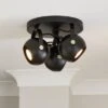 Elements Olympya 3 Light Adjustable Semi Flush Spotlight