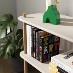 Elements Miller Low Bookcase, Stone -Elements 30895134 alt03