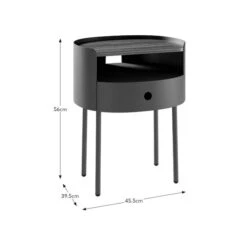 Elements Griffin Compact Bedside Table -Elements 30895498 alt09