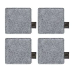 Elements Set Of 4 Grey Coasters