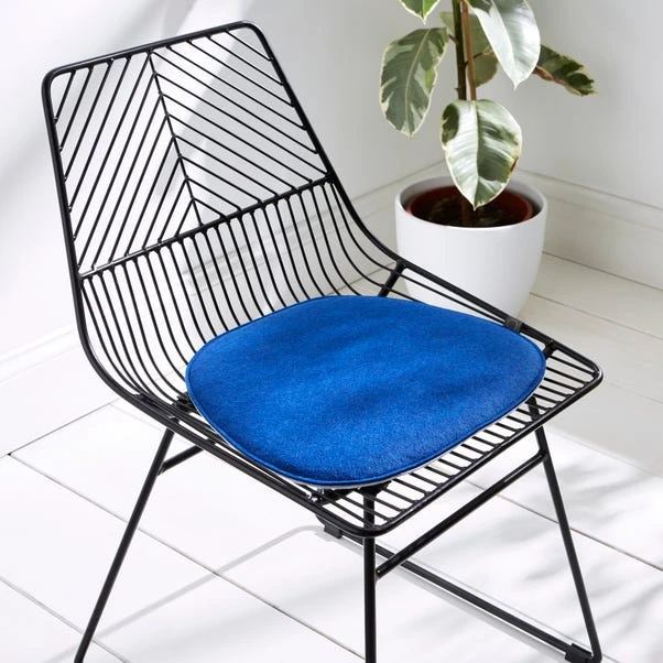 Elements Blue Pebble Reversible Seat Pad 1 Elements Blue Pebble Reversible Seat Pad