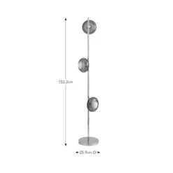 Elements Bennett 3 Light Floor Lamp -Elements 30898639 alt08