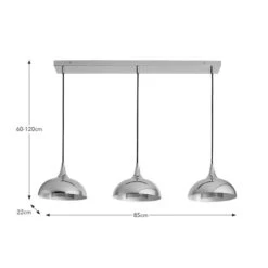 Elements Lennon 3 Light Diner Ceiling Light -Elements 30898664 alt08