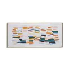 Elements Dashes Framed Canvas -Elements 30898763 alt02