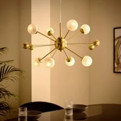 Elements Nova 8 Light Cluster Ceiling Light 7 Elements Nova 8 Light Cluster Ceiling Light -Elements 30901448 alt01