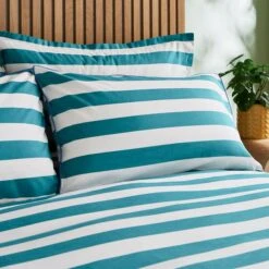 Elements Bold Stripe Cotton Duvet Cover And Pillowcase Set -Elements 30902441 alt01