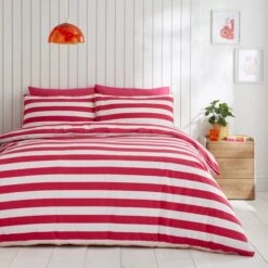 Elements Bold Stripe Cotton Duvet Cover And Pillowcase Set -Elements 30902579