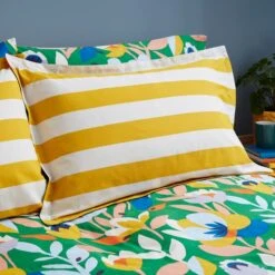 Elements Fieldsley Multicoloured Cotton Duvet Cover And Pillowcase Set -Elements 30903877 alt03