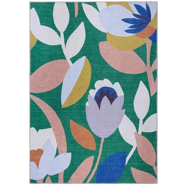 Elements Fieldsley Floral Washable Rug 5 Elements Fieldsley Floral Washable Rug - Image 5