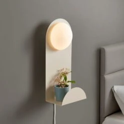 Elements Harton Shelved Wall Light -Elements 30921663 alt02