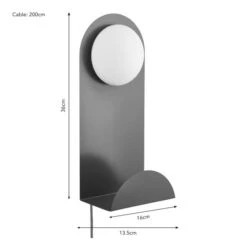 Elements Harton Shelved Wall Light -Elements 30921665 alt08